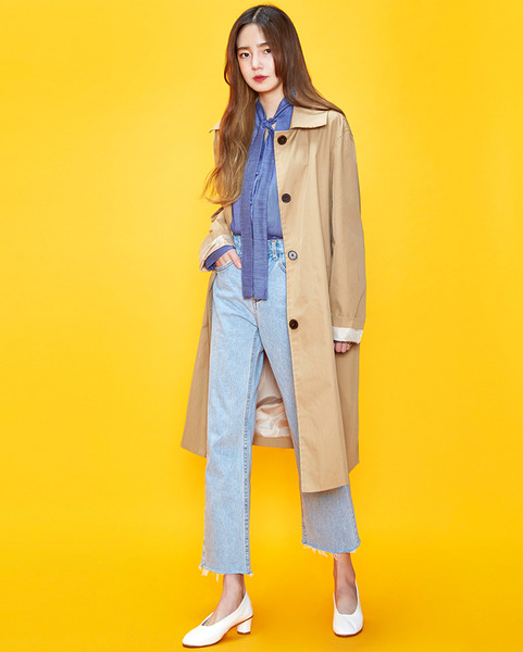simple single trench coat (2 colors)