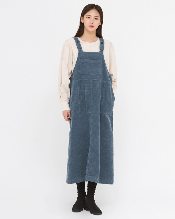 dore corduroy overall long ops