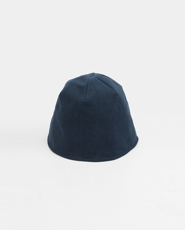 linen round bucket hat
