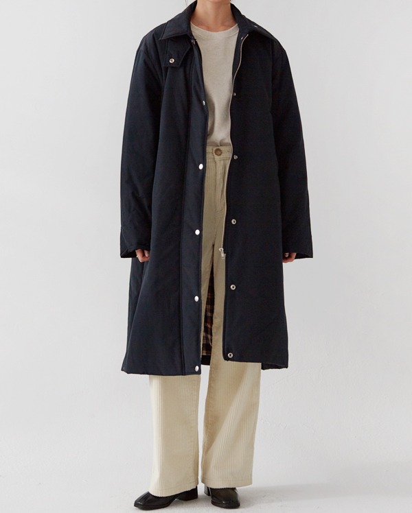 wearable trench long padding