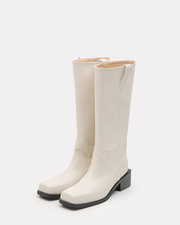 venka square ankle long boots (225-250)