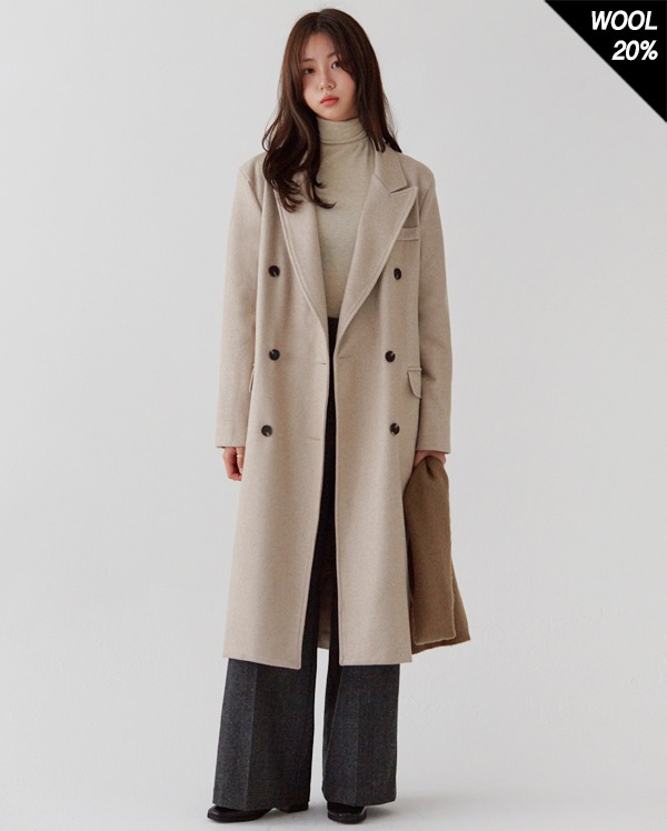 minuet classic double long coat