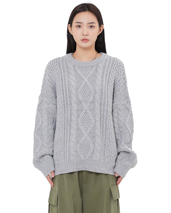 Round cable knit