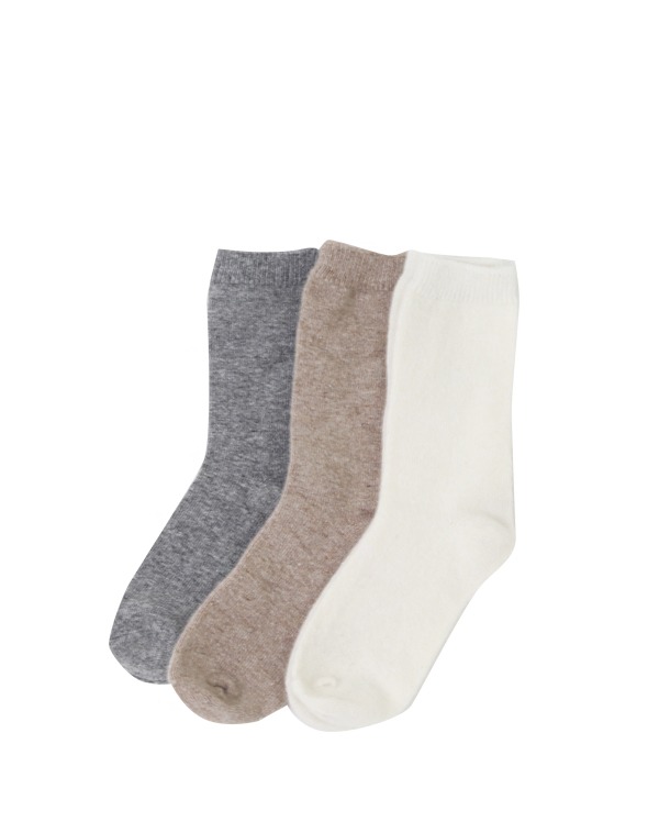 Cashmere wool long socks