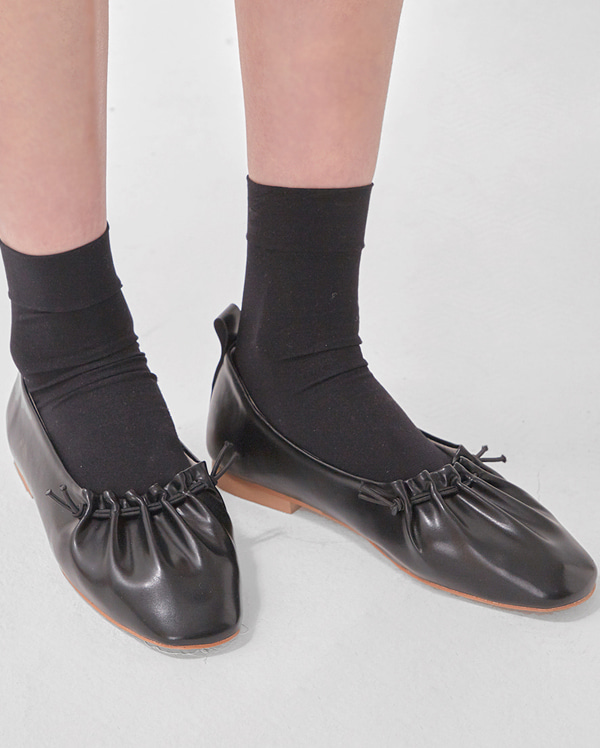 wrinkle flat shoes (225-250)
