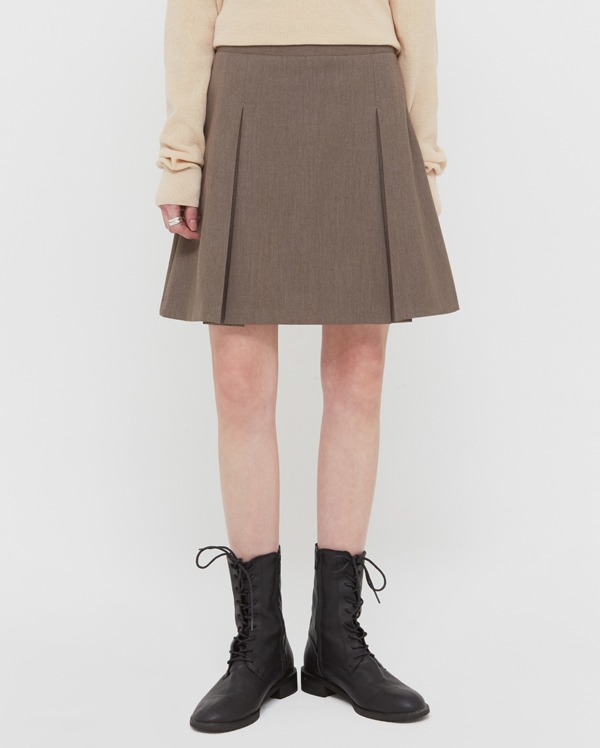 ment pleats mini skirt (s, m)