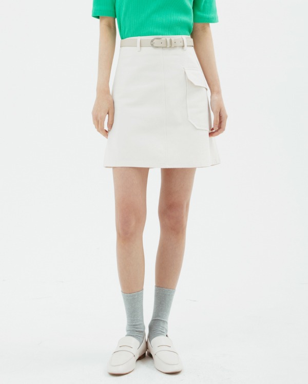 one-pocket mini skirt