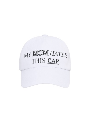 【AJO AJOBYAJO】24SS★ [PBA] My Mom Hates This Cap PBA] My Mom Hates This Cap [WHITE] - AJOBYAJO