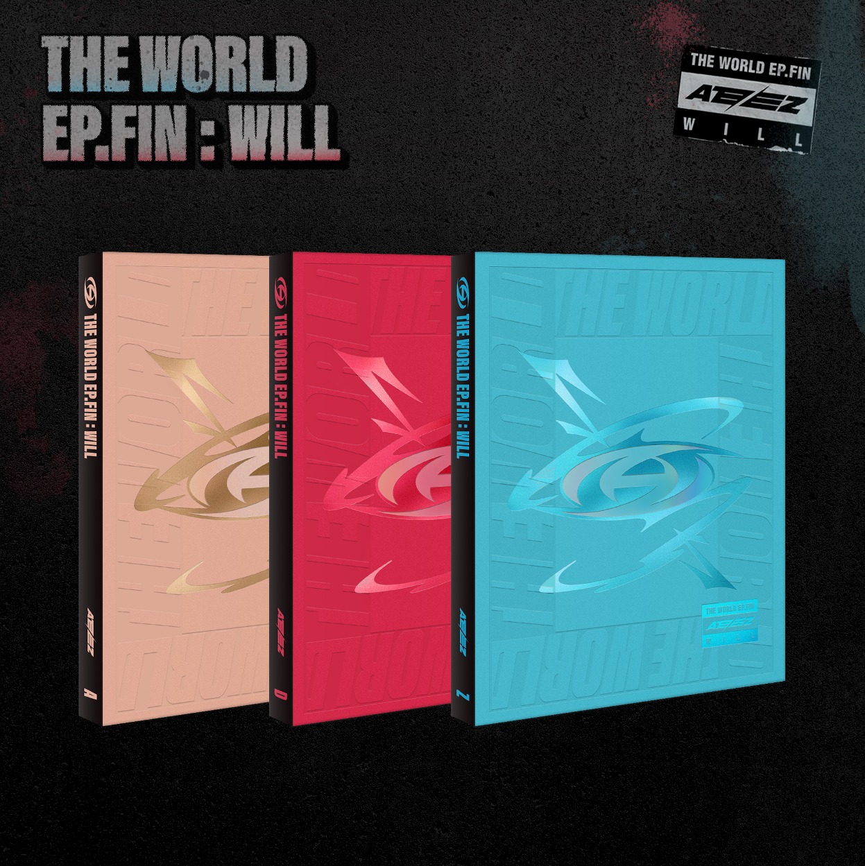 에이티즈 (ATEEZ) - THE WORLD EP.FIN : WILL (A VER.+DIARY VER.+Z VER.)