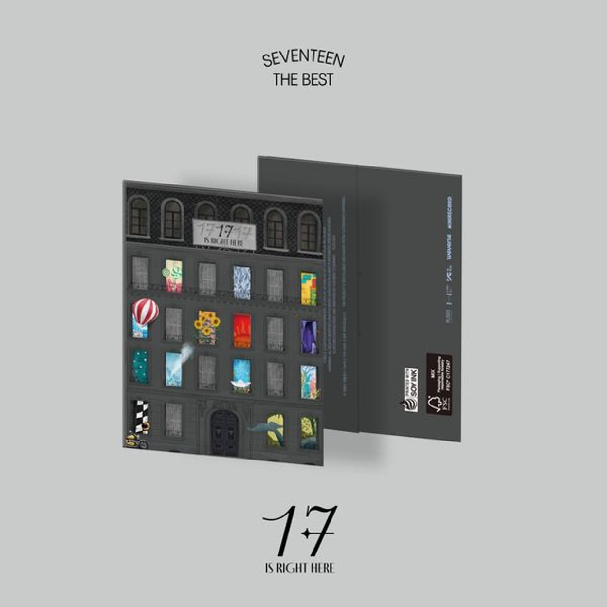 세븐틴 (SEVENTEEN) - 베스트 앨범 [17 IS RIGHT HERE] (Weverse Albums ver.)