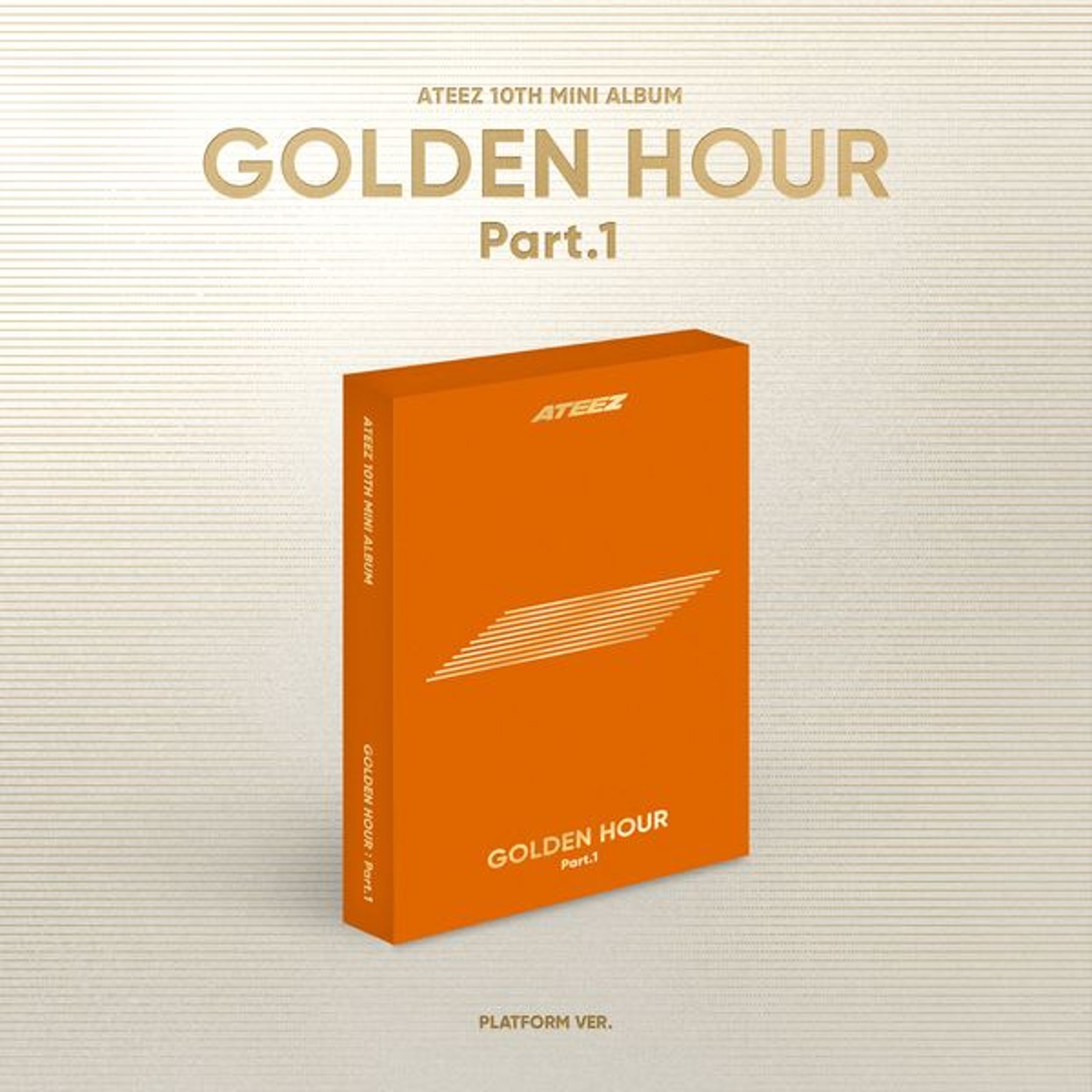 ATEEZ - ミニアルバム 10集 [GOLDEN HOUR: Part.1] (Platform Ver.)