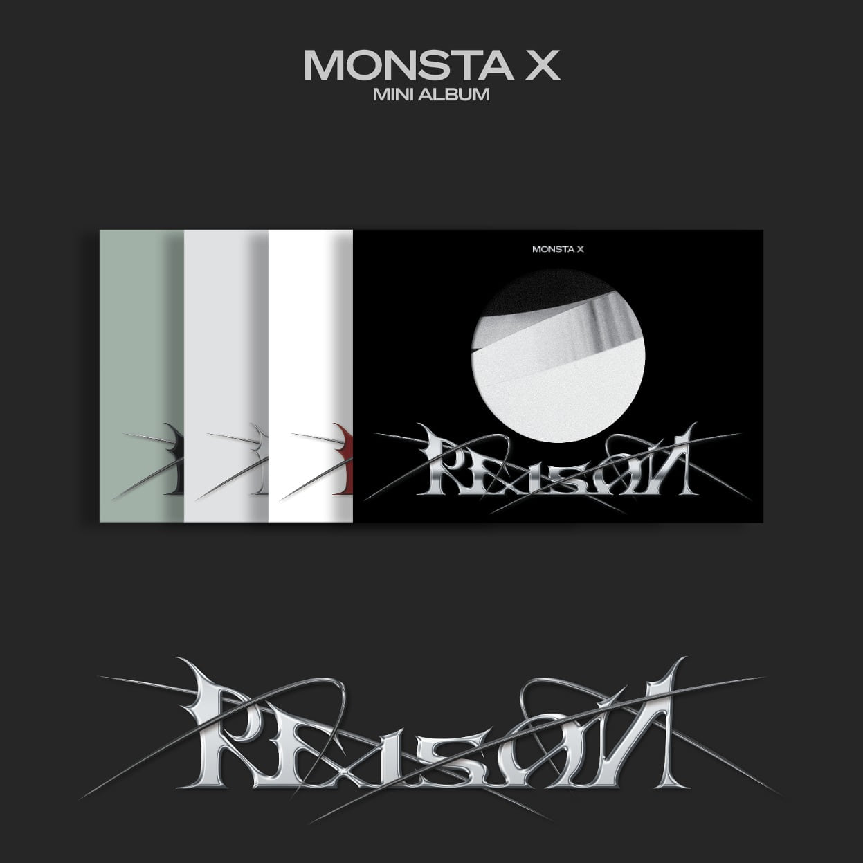 [4CD 套装商品] MONSTA X - 迷你专辑 12辑 [REASON]