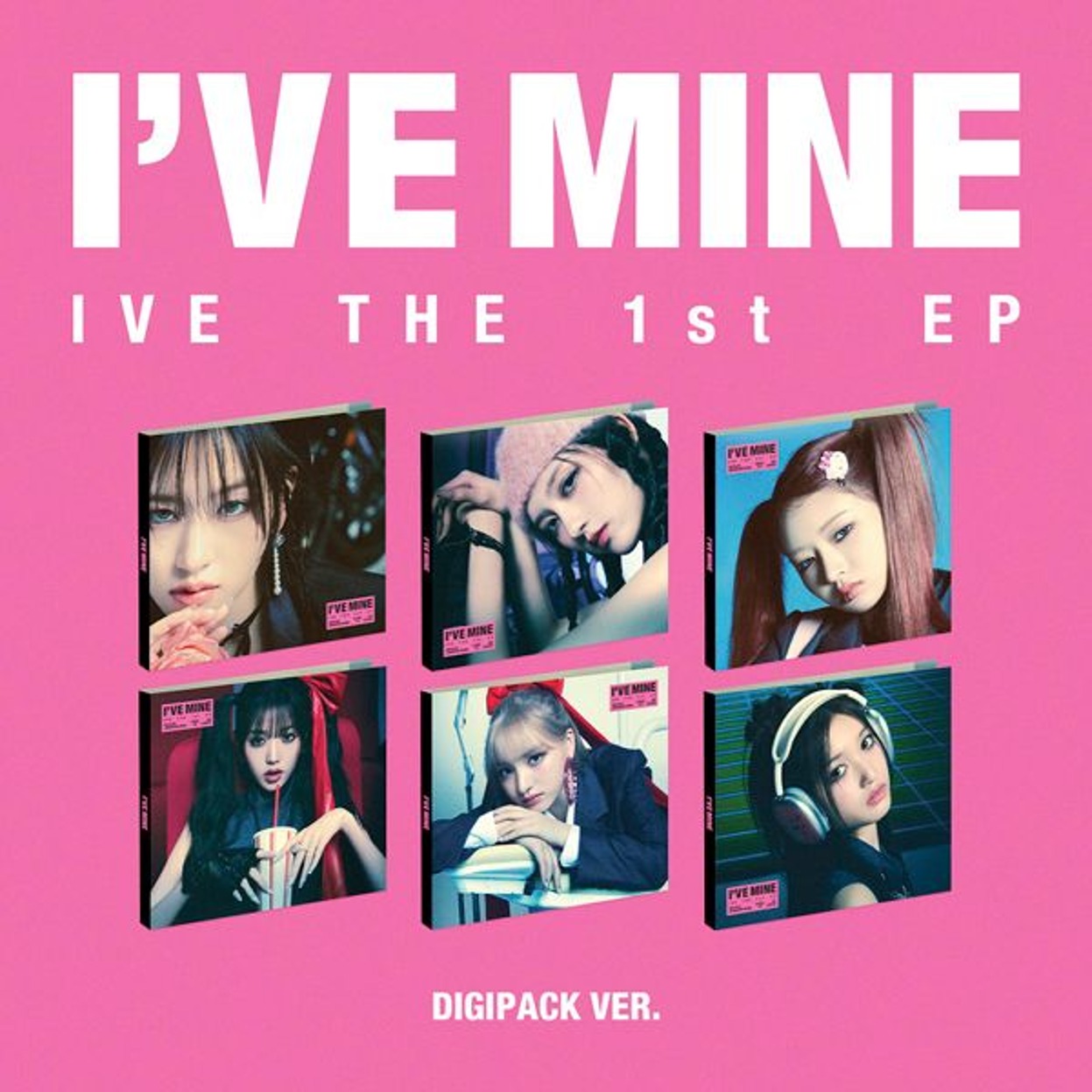 아이브 (IVE) - THE 1st EP [I&#039;VE MINE] (Digipack Ver.) (한정반) (랜덤버전)