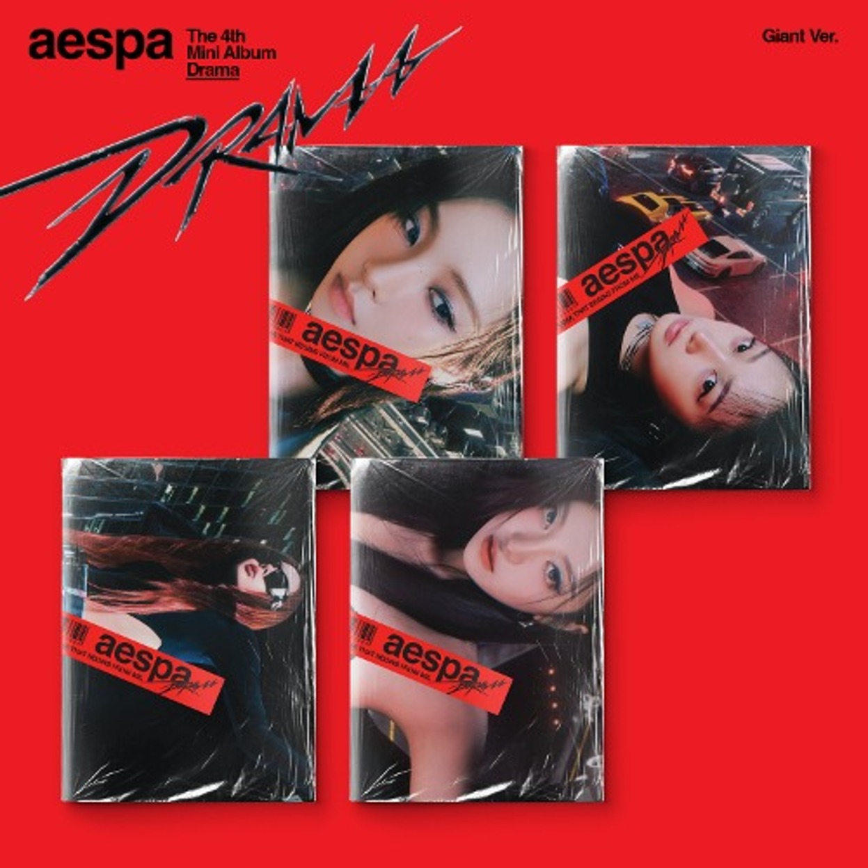 Aespa&#039;s 4th mini album [Drama] (Giant Ver.)