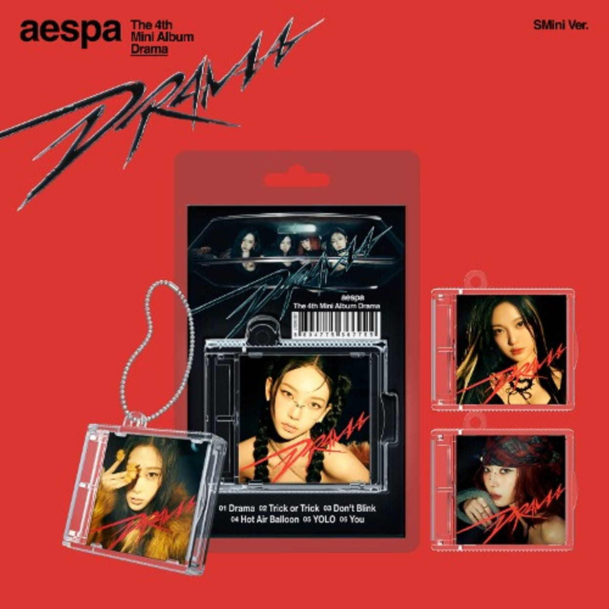 Aespa&#039;s 4th mini album [Drama] (SMini Ver.) (Smart Album) (Random)