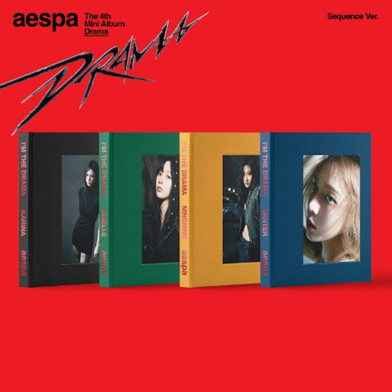 Aespa&#039;s 4th mini album [Drama] (Sequence Ver.)