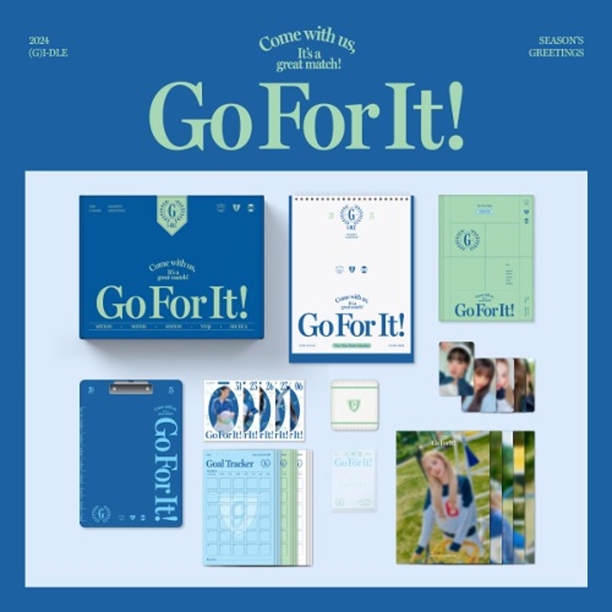 (G)I-DLE - 2024 Season&#039;s Greetings [Go For It!]