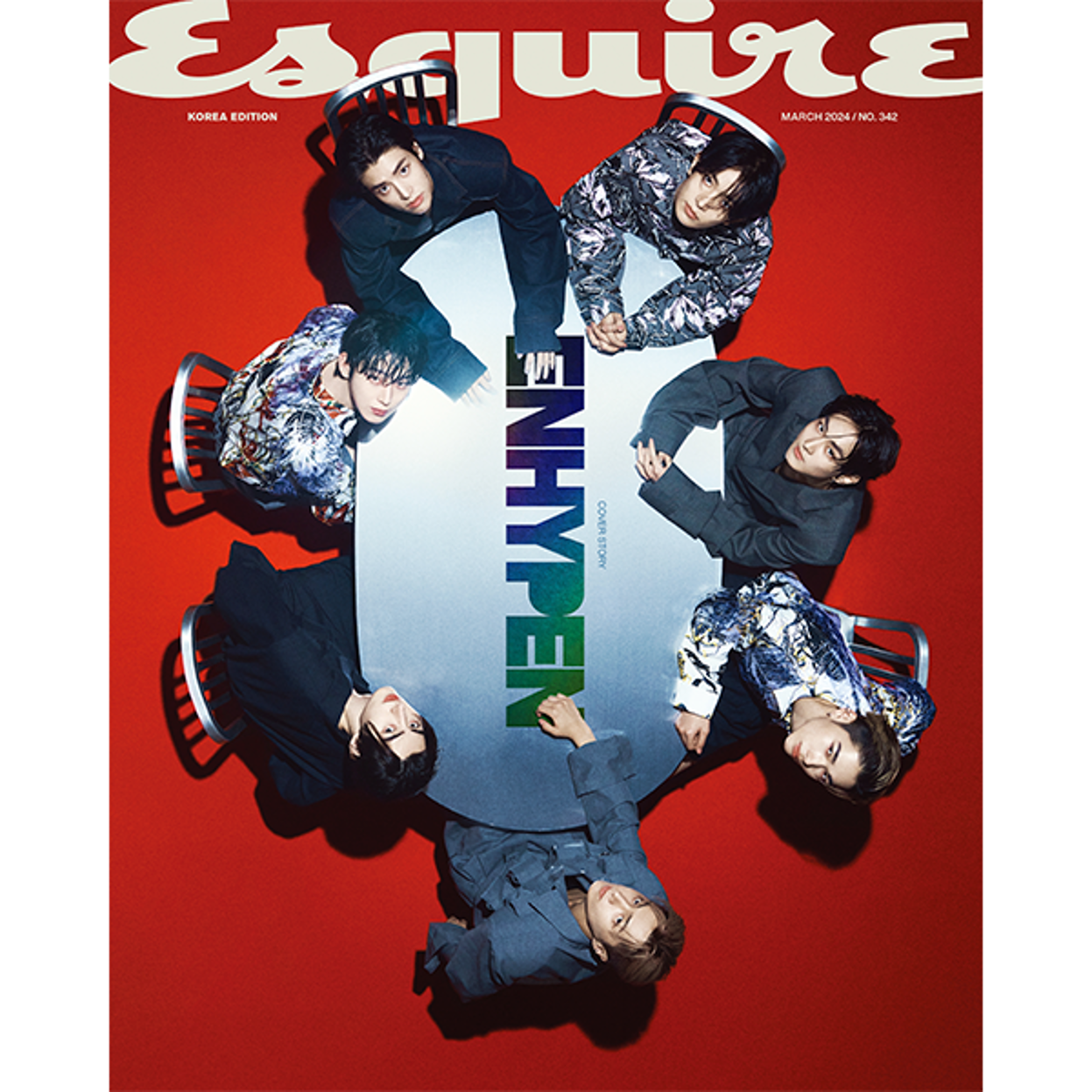 ESQUIRE Esquire: March Type A (cover: ENHYPEN / to: ENHYPEN 18p)