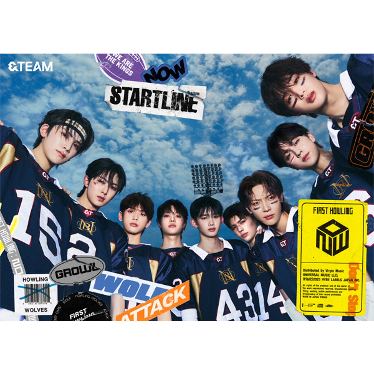 &amp;TEAM (앤팀) - 1st ALBUM [First Howling : NOW] LIMITED EDITION B