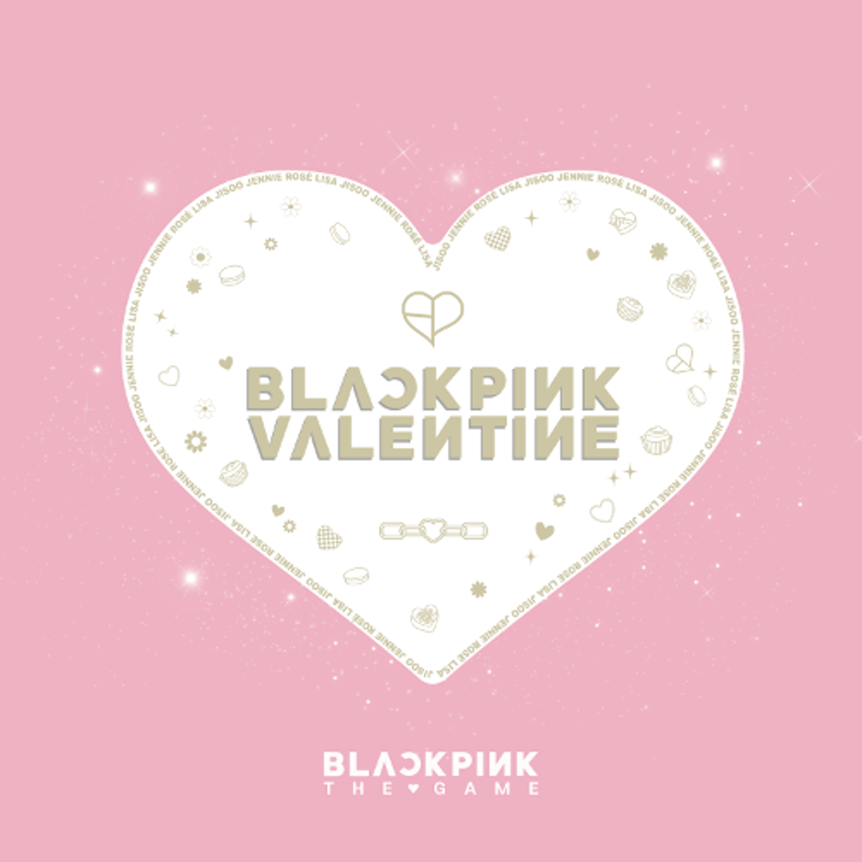 블랙핑크 (BLACKPINK) - BLACKPINK THE GAME PHOTOCARD COLLECTION LOVELY VALENTINE&#039;S EDITION
