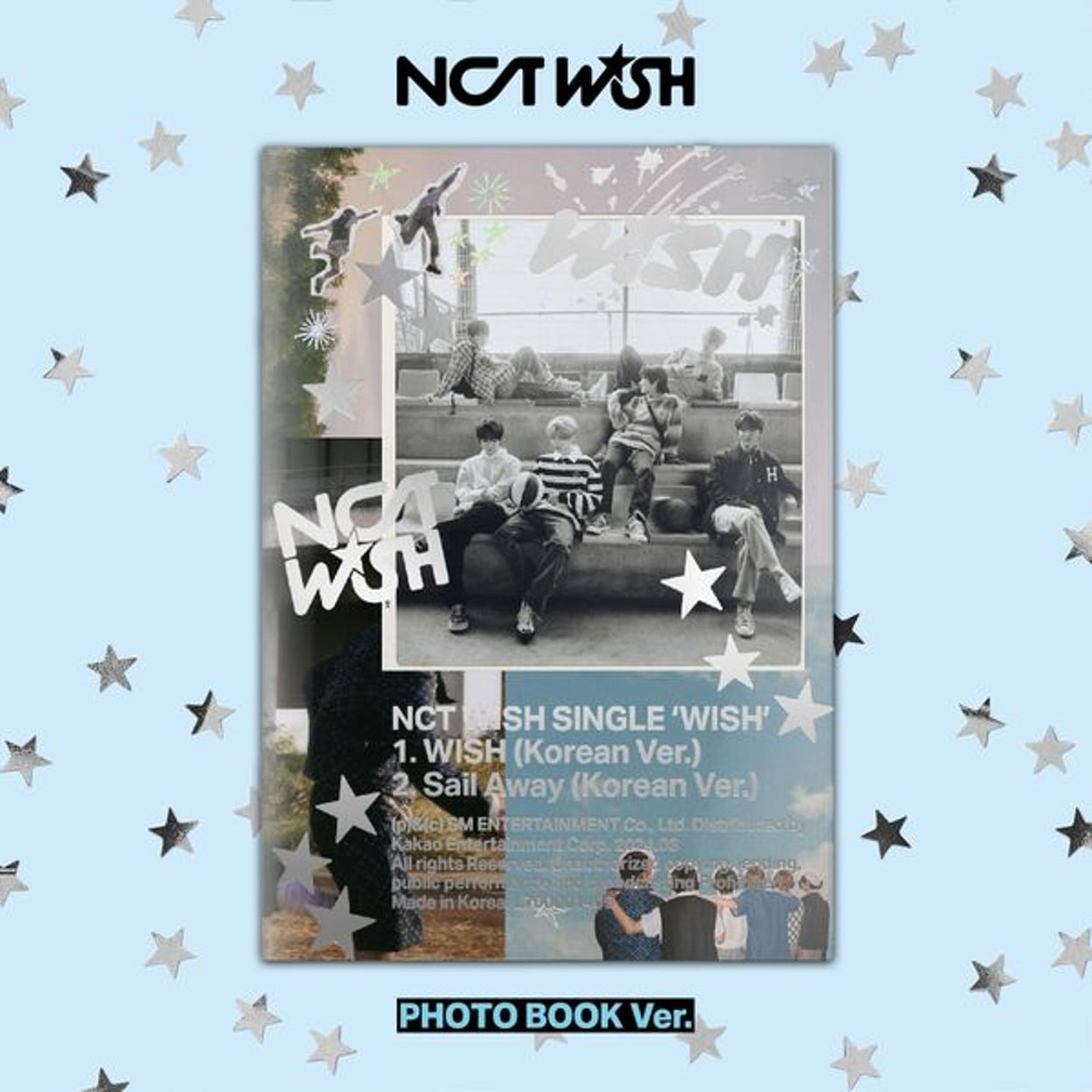 엔시티 위시 (NCT WISH) - 싱글 앨범 [WISH] (Photobook Ver.)