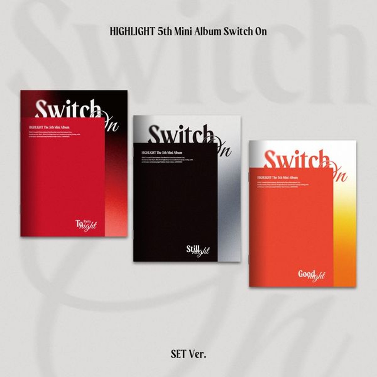 하이라이트 (Highlight) - 미니앨범 5집 [Switch On] (랜덤버전)