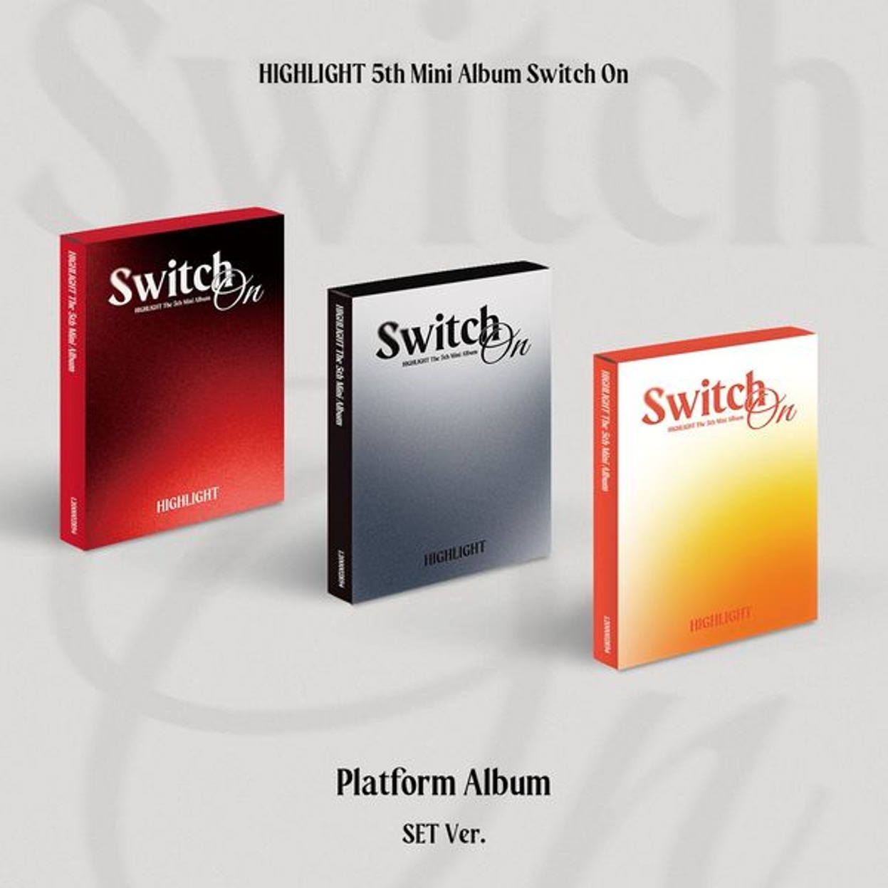 하이라이트 (Highlight) - 미니앨범 5집 [Switch On] (Platform ver.) (랜덤버전)
