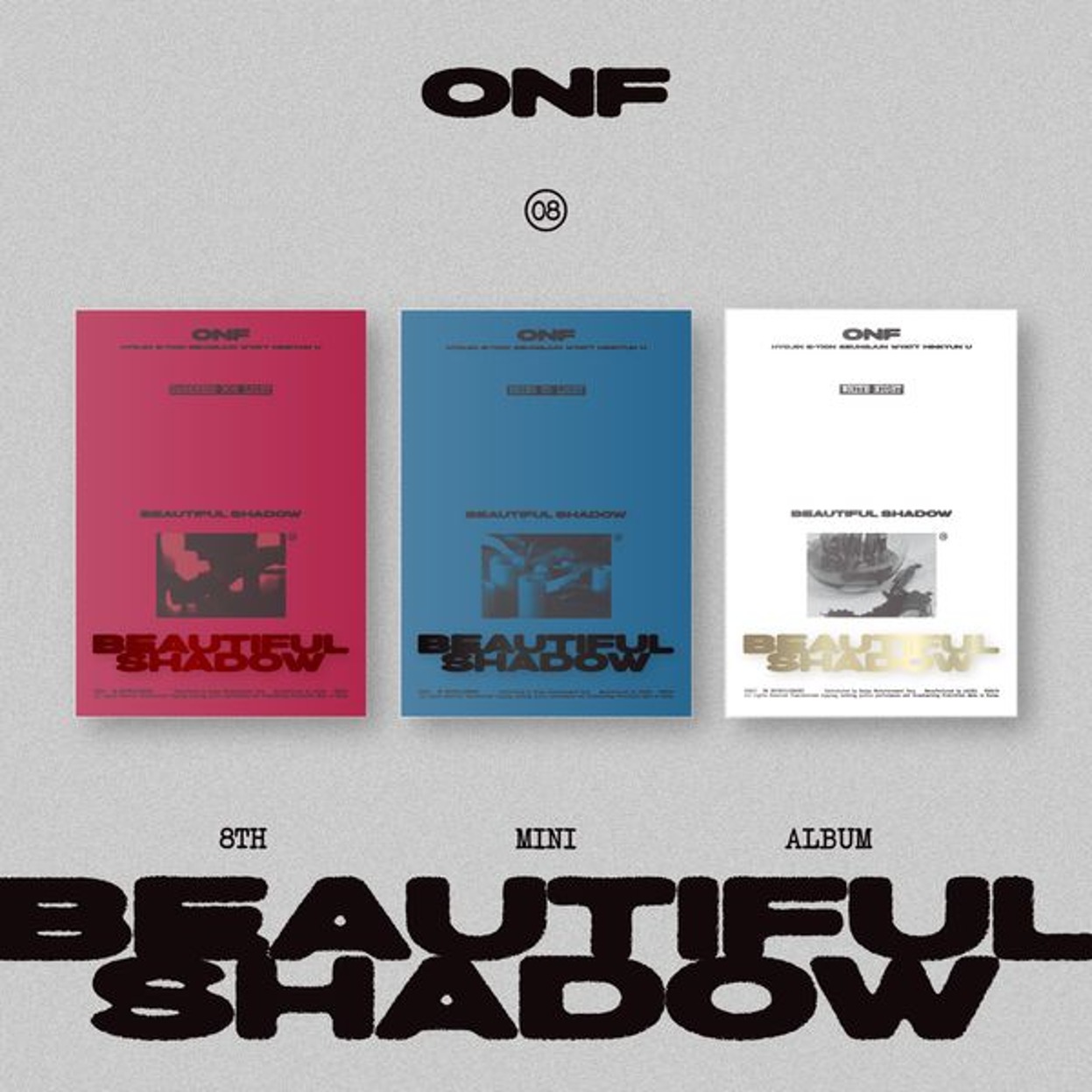 온앤오프(ONF) - 미니앨범 8집 [BEAUTIFUL SHADOW] (Random Ver.)