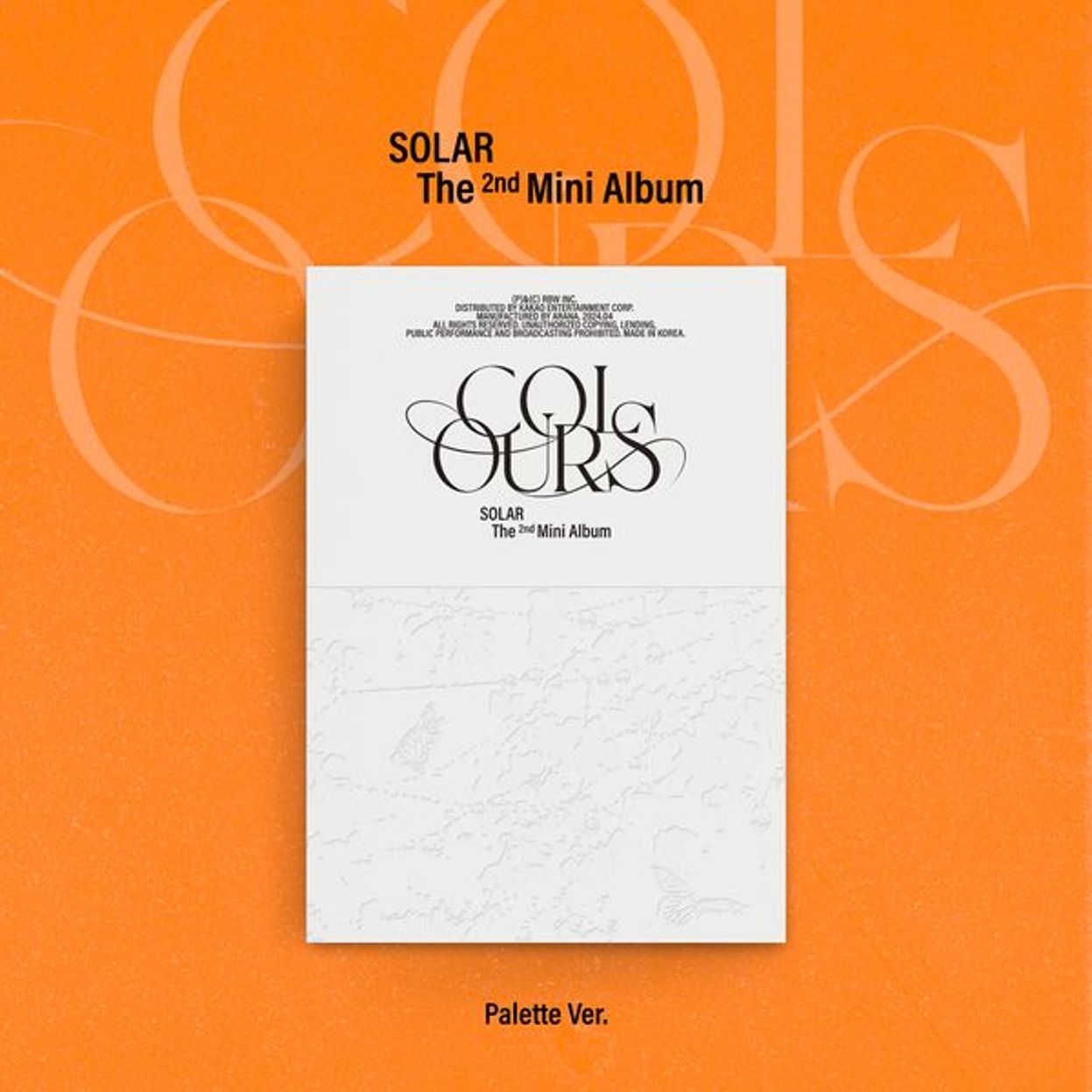 솔라 (Solar) - 미니앨범 2집 [COLOURS] (Palette Ver.)