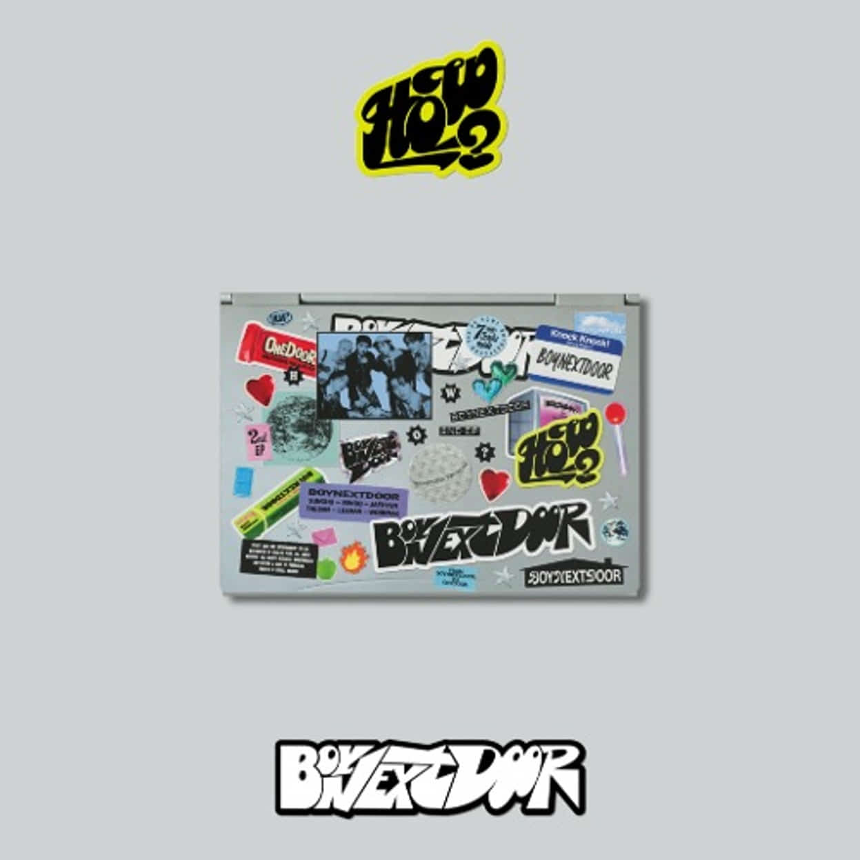 보이넥스트도어 (BOYNEXTDOOR) - EP앨범 2집 [HOW?] (Sticker ver.) (Random Ver.)