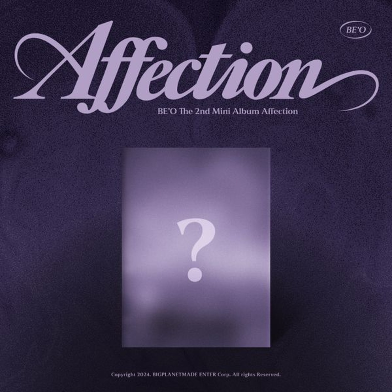 [BE&#039;O] - 迷你专辑 2辑 [Affection] (JEWEL CASE ver.)