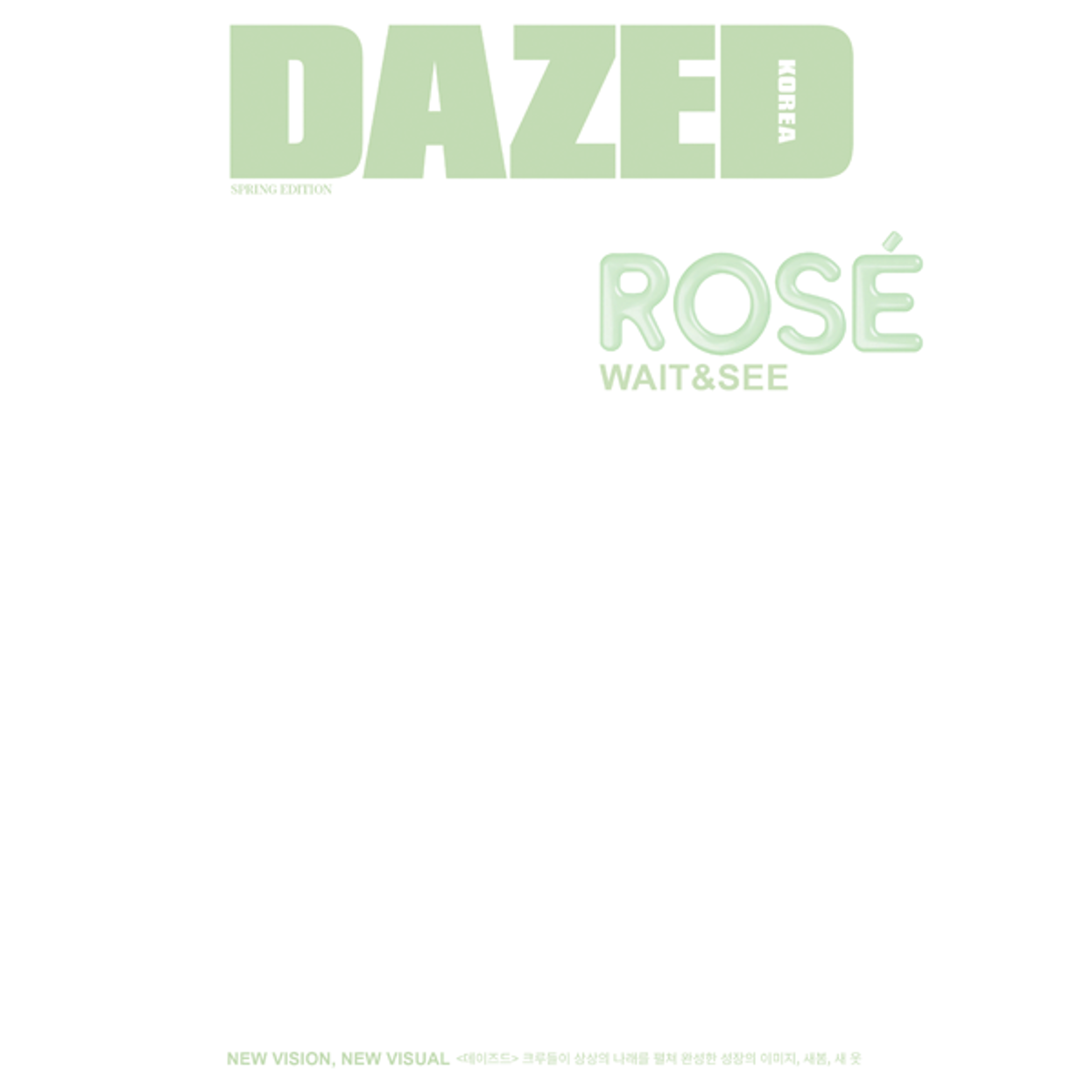 2024 Dazed &amp; Confused Korea Dazed and Confused Korea Monthly: Spring Edition D-type (Cover: Rosé)