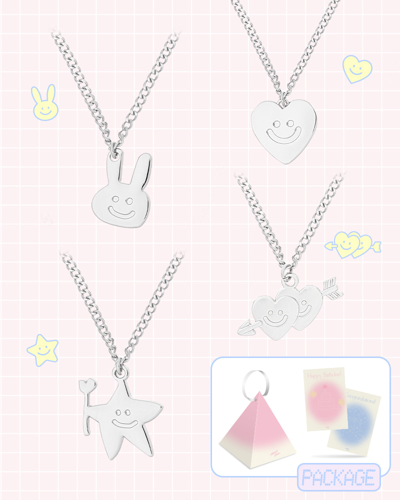 SMILE NECKLACE (4types)