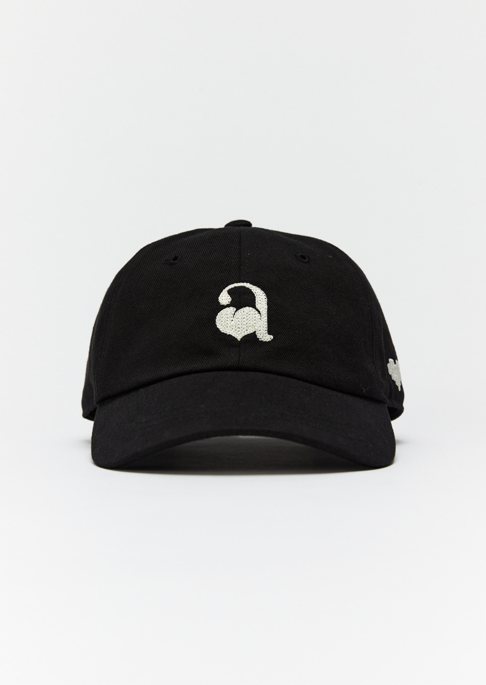 IVORY AIMONS PEACH &quot;a&quot; CHAIN EMBROIDERY BALL CAP - 에몽 공식스토어  aimons