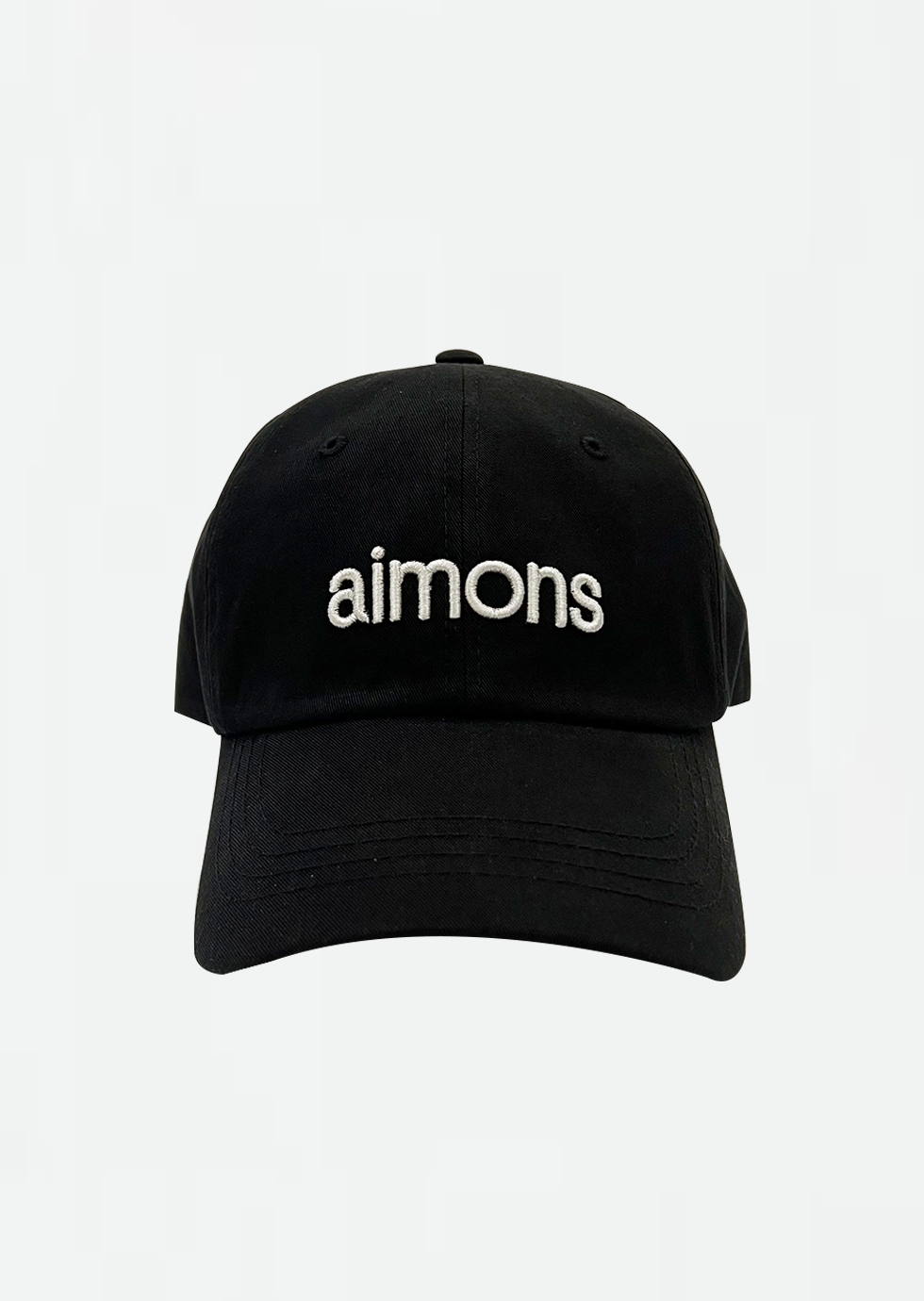 BLACK AIMONS EMBROIDERED COTTON-BLEND BALL CAP - 에몽 공식스토어  aimons