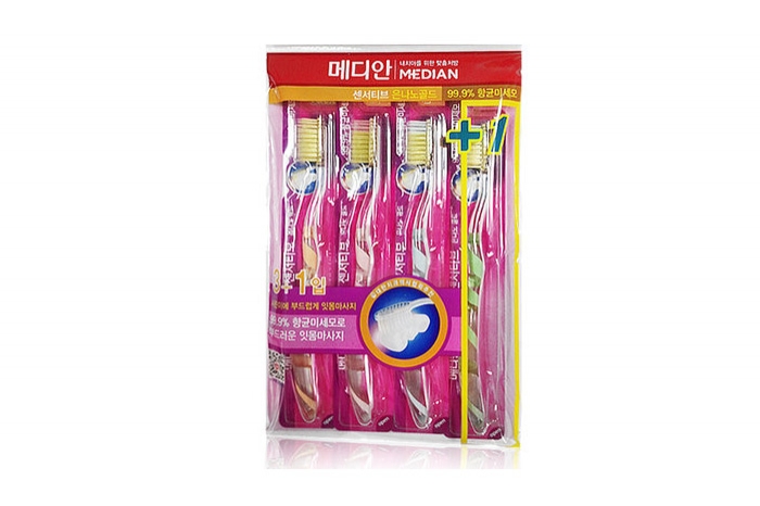 MEDIAN Sensitive Toothbrush 3+1
