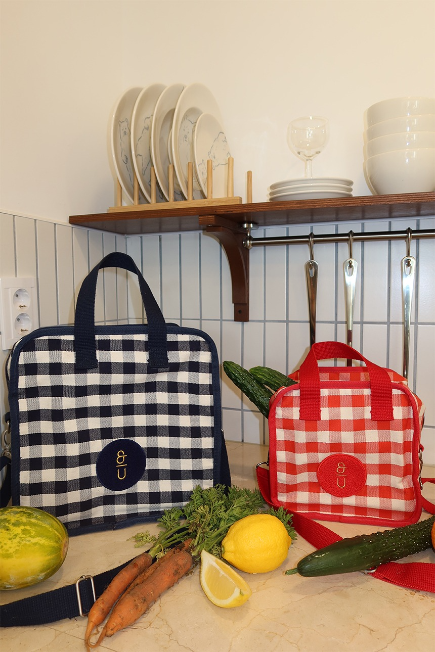 NAMSAN cooler bag (Gingham check)