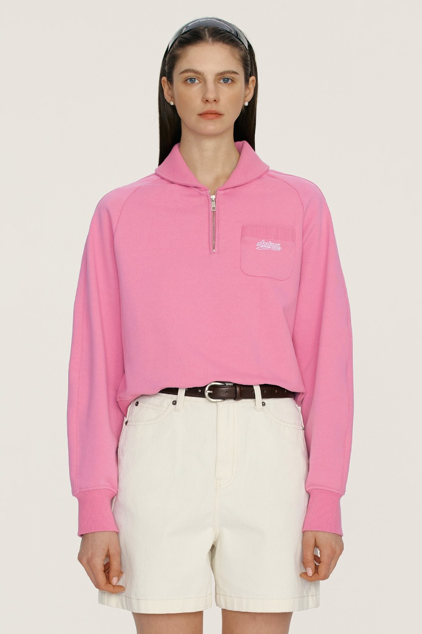 TANTALUS Half-zip sweatshirt (Thulian Pink)