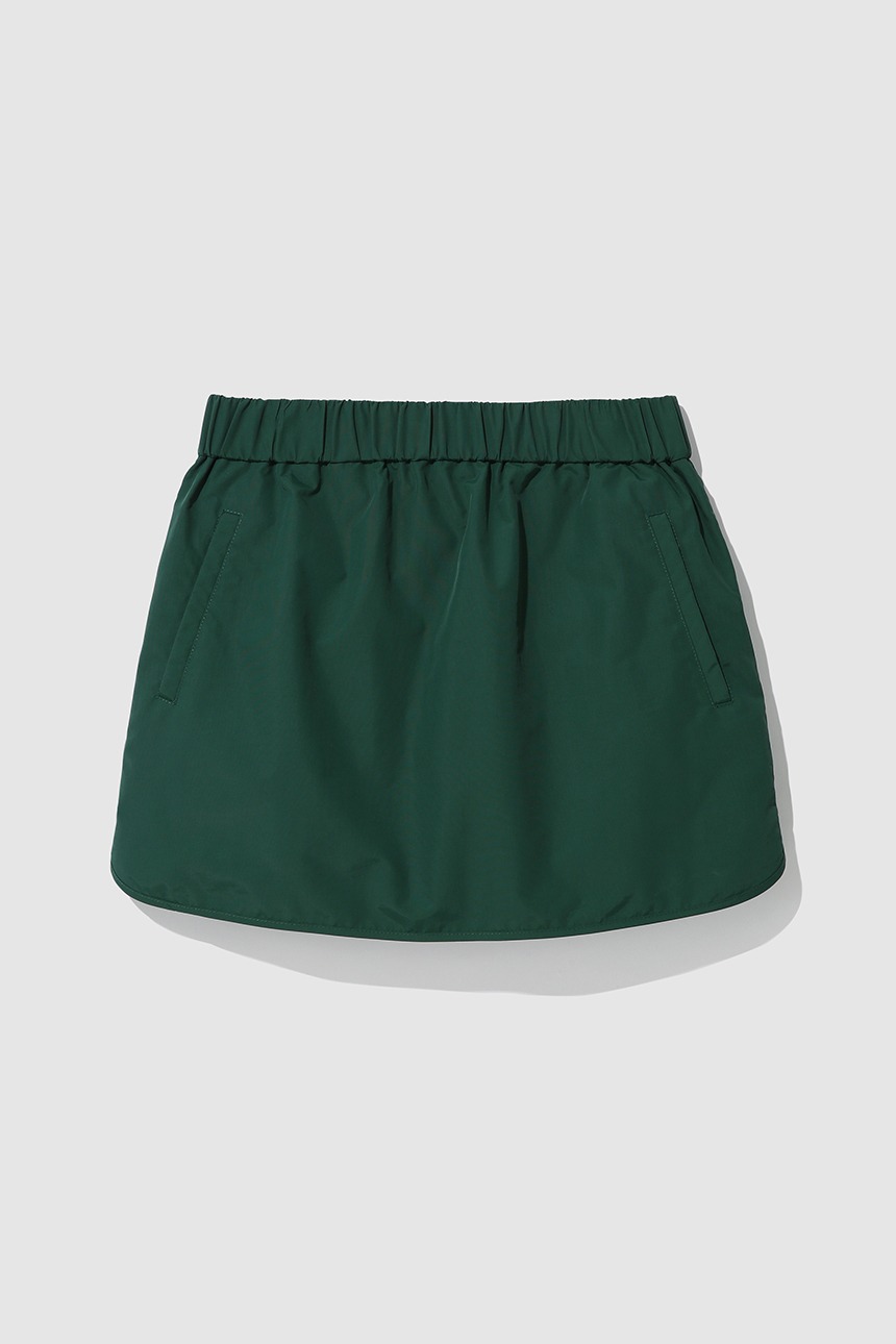 LAZIO Banding mini skirt (Green)