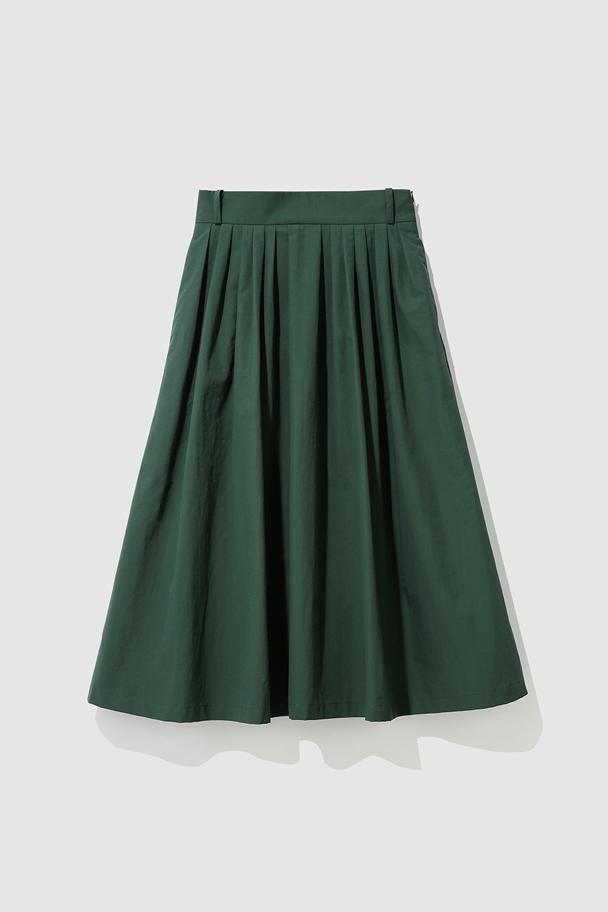 BOROMWAT Flared skirt (Dark green)