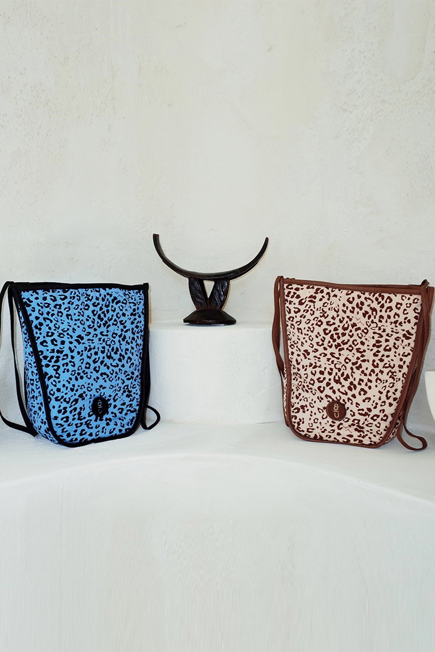 ITAEWON Bag (Leopard brown/Leopard blue)