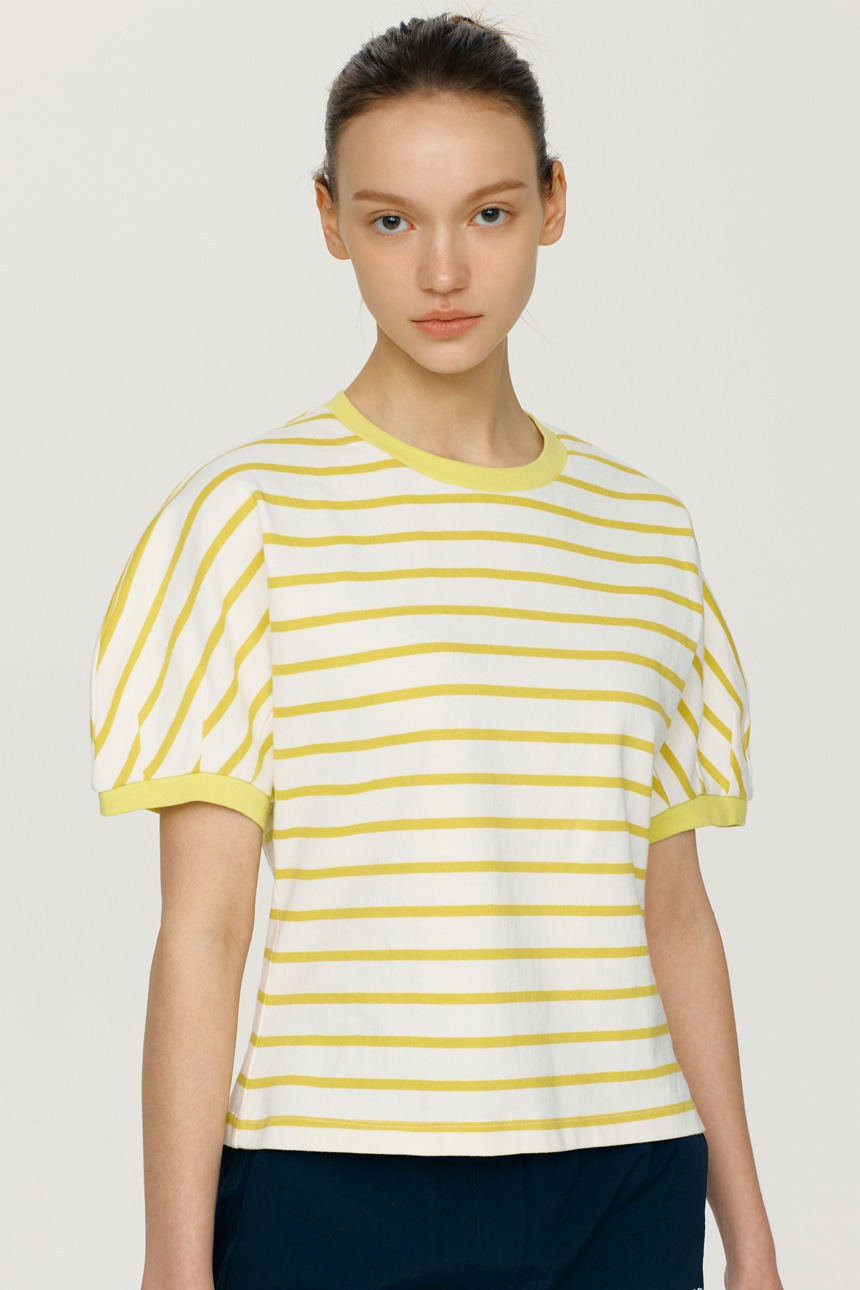 PANPO T-shirt (Lime stripe)