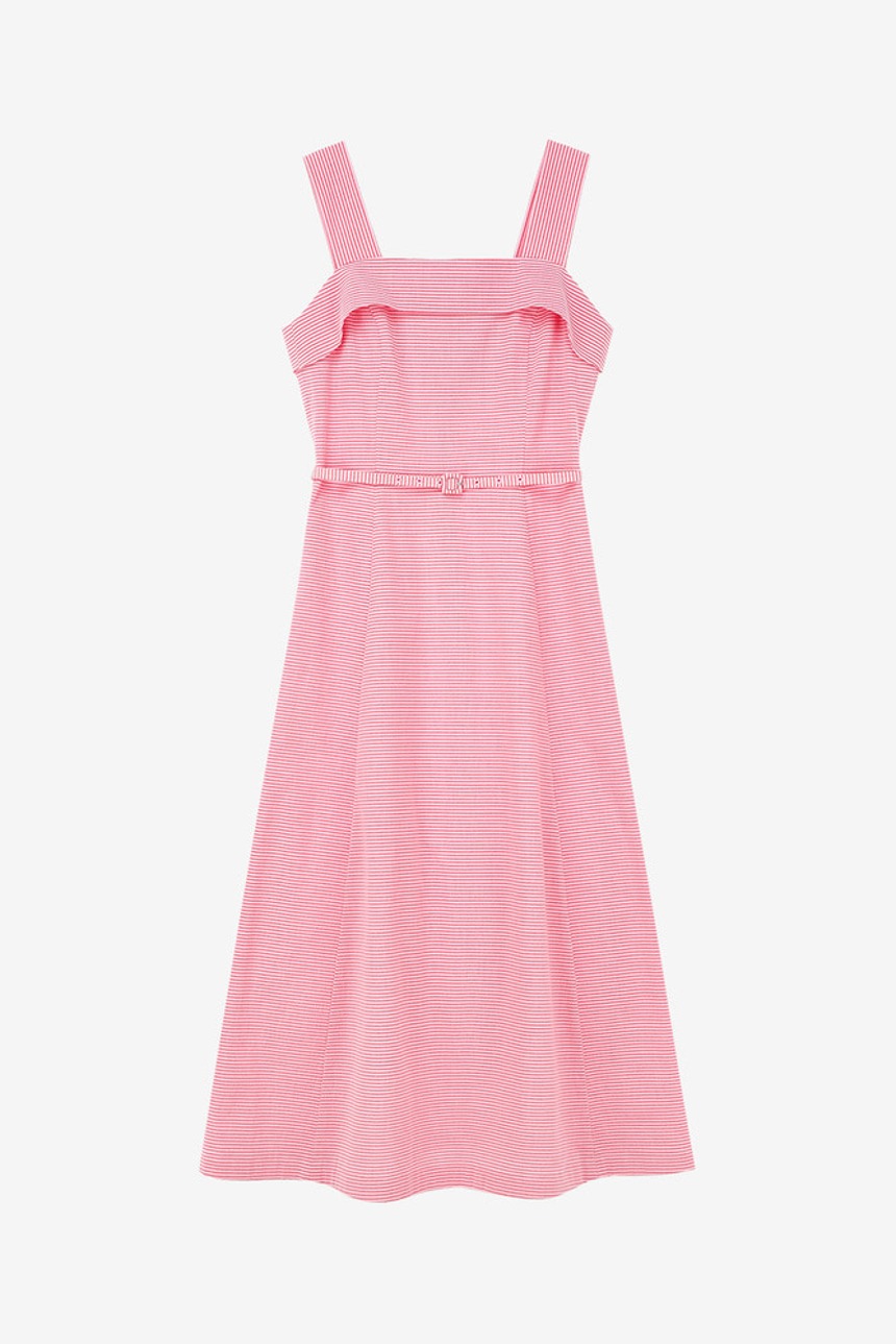 SHERWOOD Long flare dress (Pink)