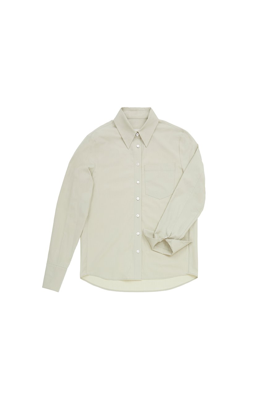[한소희,조여정 착용]YEOUINARU One pocket basic shirt (Light mint)