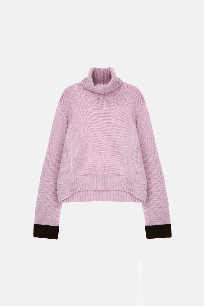 COMFORT Turtle neck sweater (Lilac)