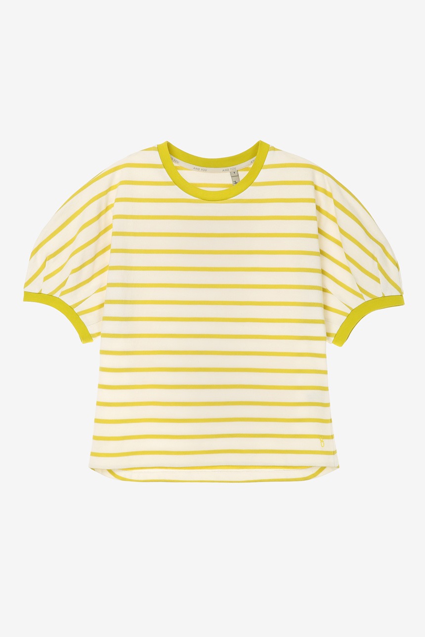 PANPO T-shirt (Lime stripe)