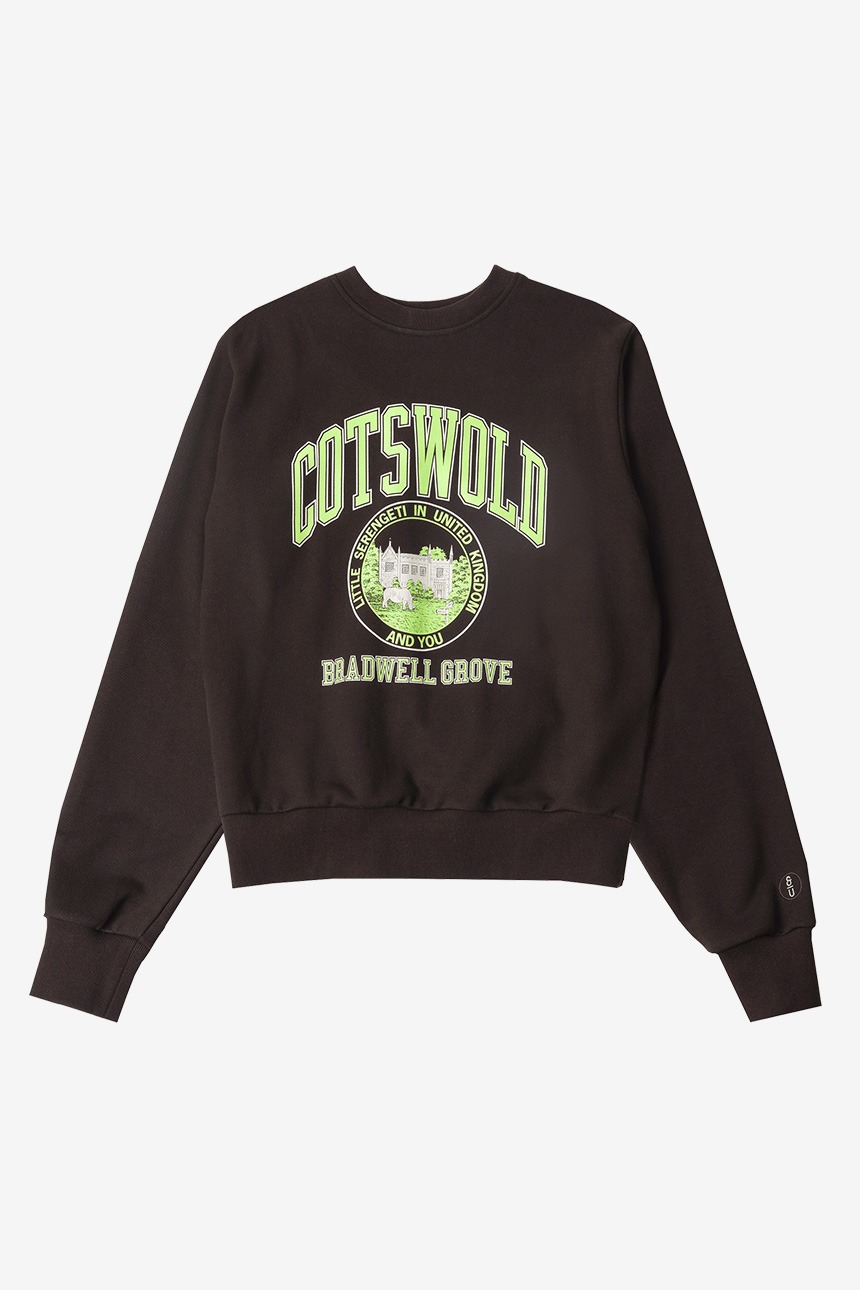 COTSWOLD City artwork sweatshirt (Chocolate)