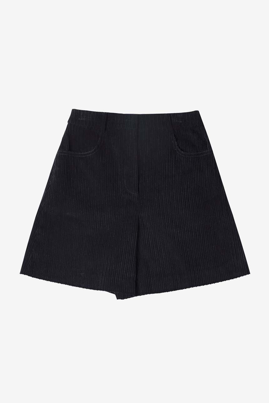 [2size 12/5 예약배송]PUTNEY High-rise corduroy shorts (Navy)