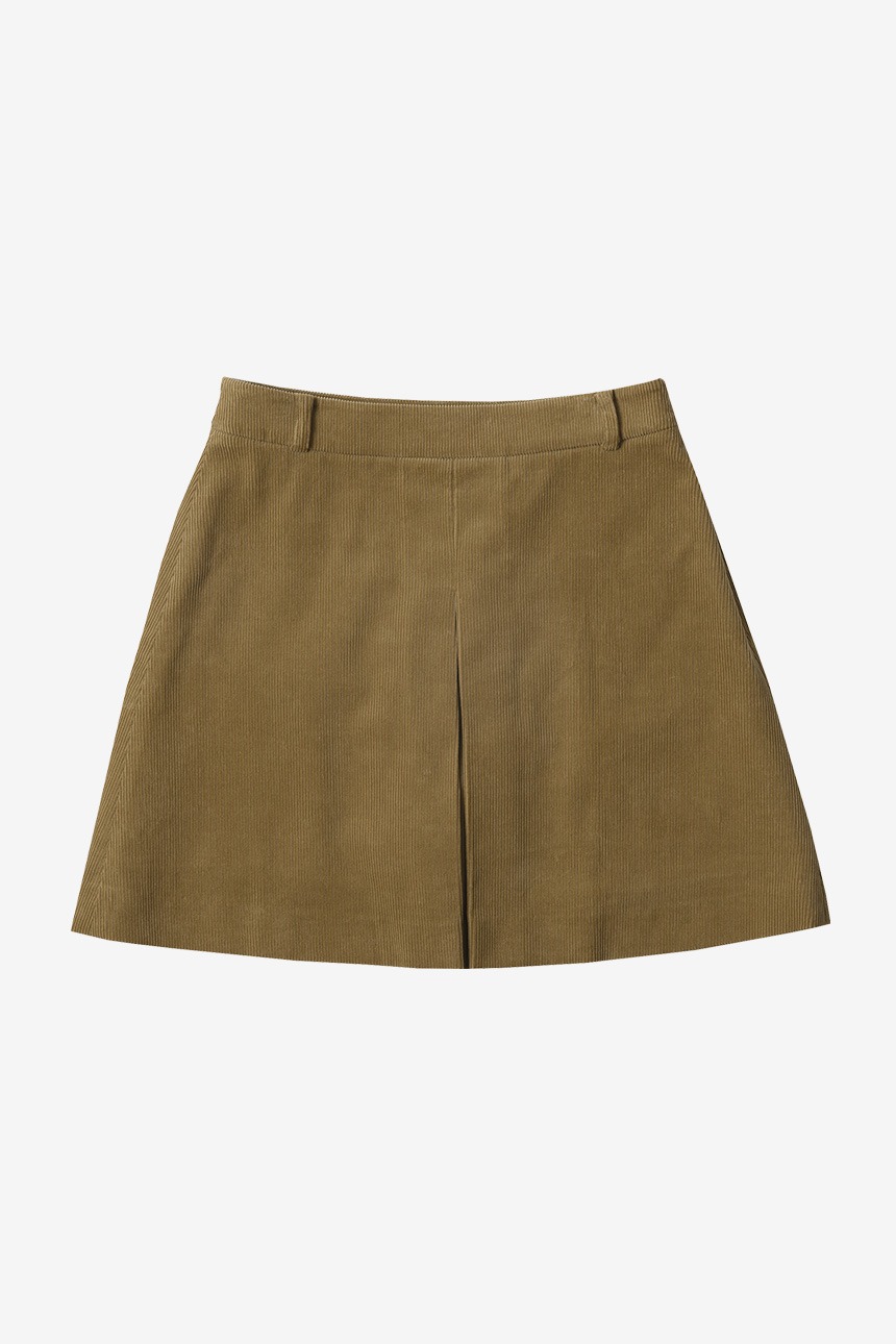 [0,2size:10/26 예약배송]MAILI A-line corduroy skirt (Camel)