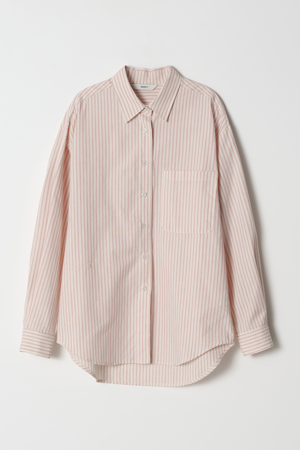 Stripe Daily Shirt_Natural Red